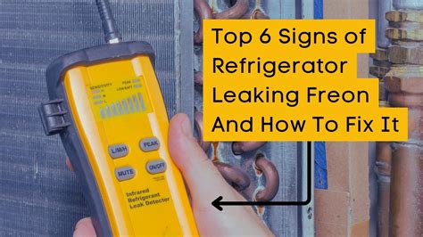 how to fix a freon leak in refrigerator|Top 6 Signs of Freon Leaking in Refrigerator and How。